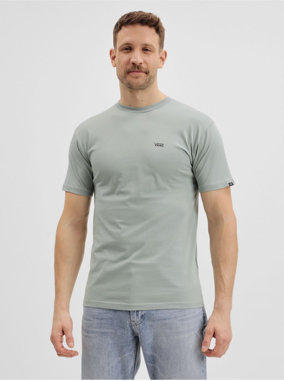 Svetlozelené pánske tričko VANS Mn Left Chest Logo Tee