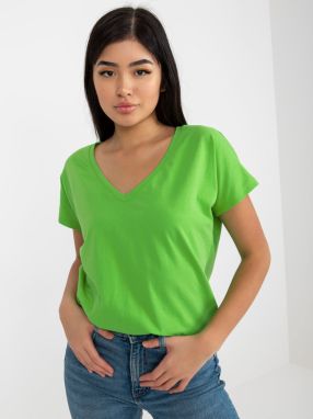 Light green classic basic t-shirt by Emory