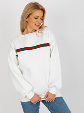 Ecru hoodie with insulation