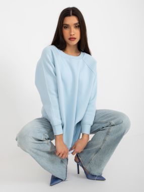 Light blue basic hoodie