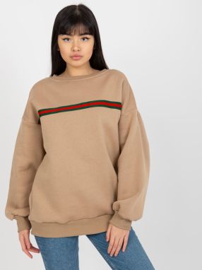 Dark beige oversize hoodie