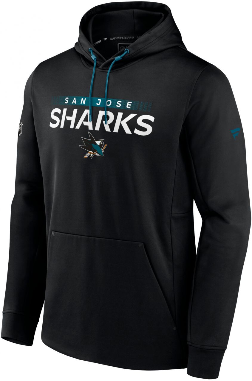 Men's Fanatics RINK Performance Pullover Hood San Jose Sharks
