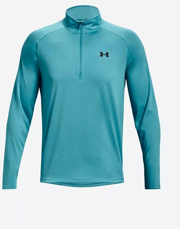 Men's T-Shirt Under Armour UA Tech 2.0 1/2 Zip-BLU XL
