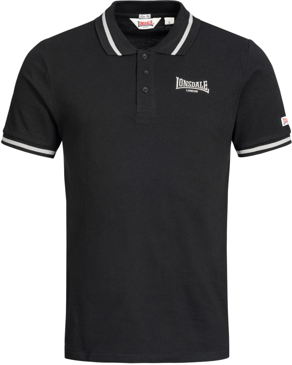 Pánske polo Lonsdale 113923-Black