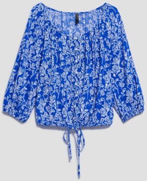 LADIES SHIRT L-KO-4021 BLUE