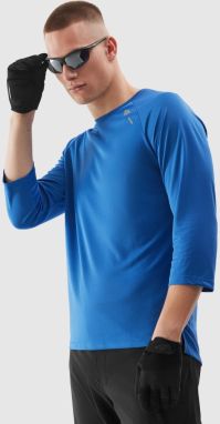 Men's cycling T-shirt 4F - blue