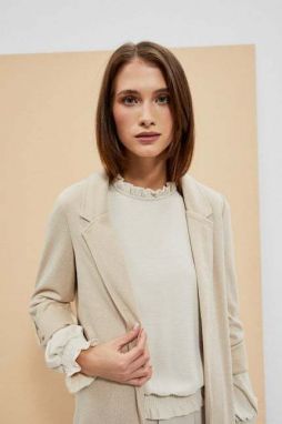 Jacket made of textured fabric