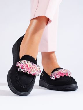 Women's platform moccasins suede Shelvt