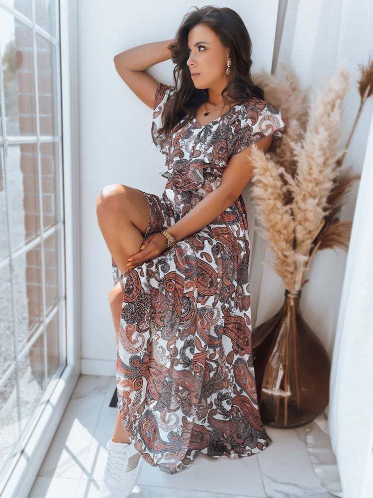 CRESPO White Dstreet Maxi Dress
