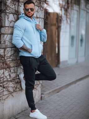 Blue and black Dstreet men's tracksuit