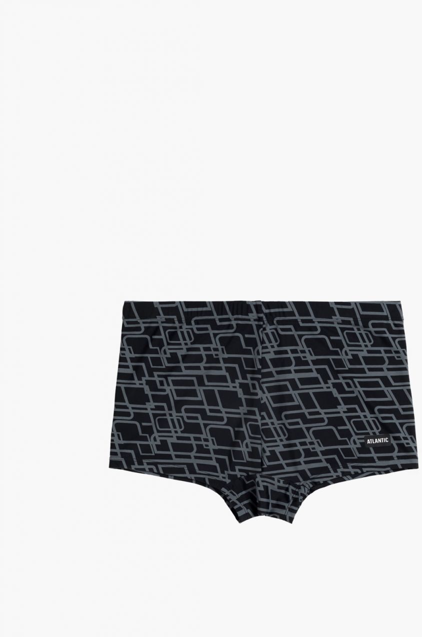 Men's Swim Shorts ATLANTIC - Black/Grey