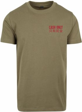 Men's T-shirt Cash Only - olive