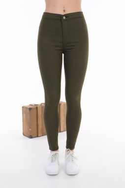 BİKELİFE Dámske khaki lycra legíny nohavice