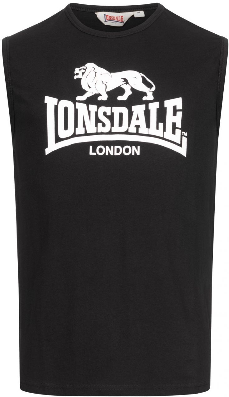 Pánsky nátelník Lonsdale 117332-Black/White