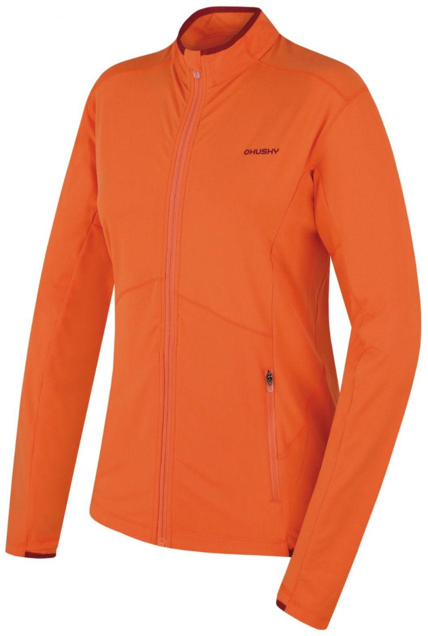 Women's sweatshirt HUSKY Tarp zipper L lt. Orange