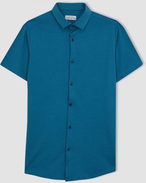 DEFACTO Slim Fit Košeľa s Krátkym Rukávom