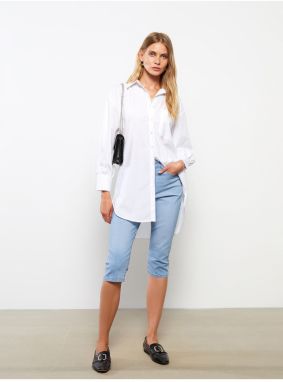 LC Waikiki Skinny Fit Women's Straight Jeans with Pockets Capri