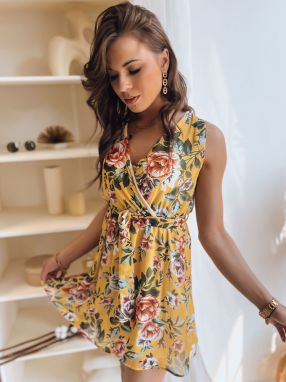 ANNA Yellow Dstreet Dress