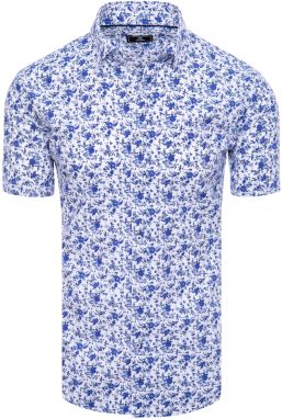 Dstreet Men's White Short Sleeve Shirt