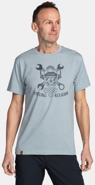 Men's cotton T-shirt KILPI SKULLY-M Light gray