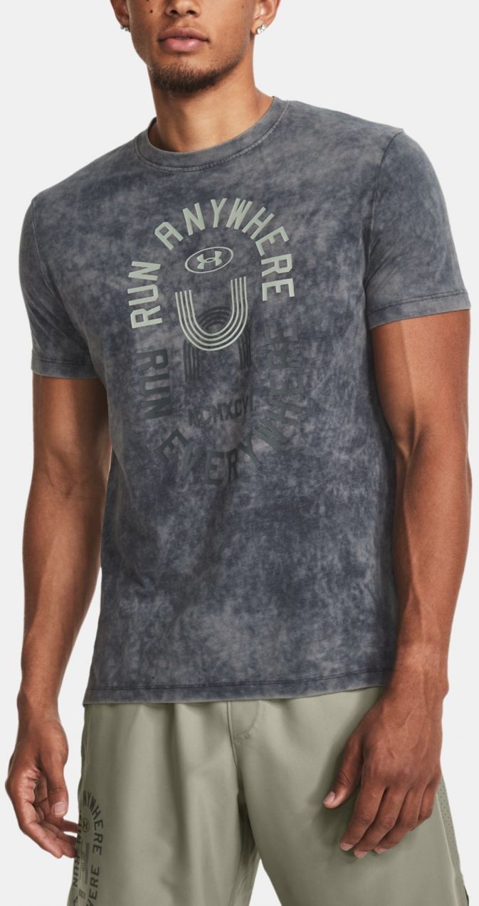 Šedé pánske športové tričko Under Armour Anywhere