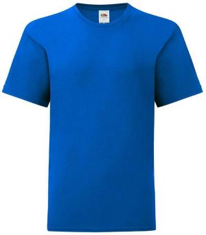 Blue children's t-shirt in combed cotton Fruit of the Loom