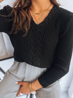 Black women's sweater CANDIS Dstreet z