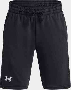 Čierne chlapčenské teplákové kraťasy Under Armour Rival