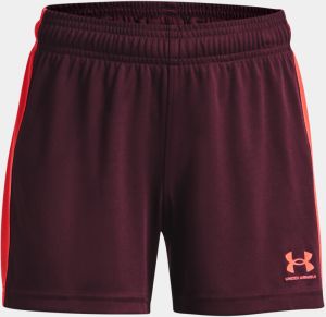 Bordové dievčenské športové kraťasy Under Armour