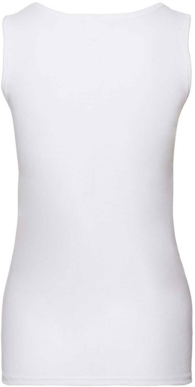 Valueweight Vest Fruit of the Loom Women's White T-shirt