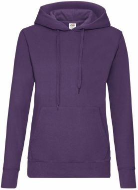Fialová mikina s kapucňou Hooded Sweat Fruit of the Loom
