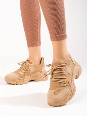 Dámske tenisky Shelvt Beige