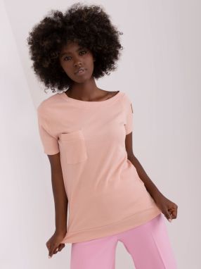 Dusty pink women's striped blouse OCH BELLA