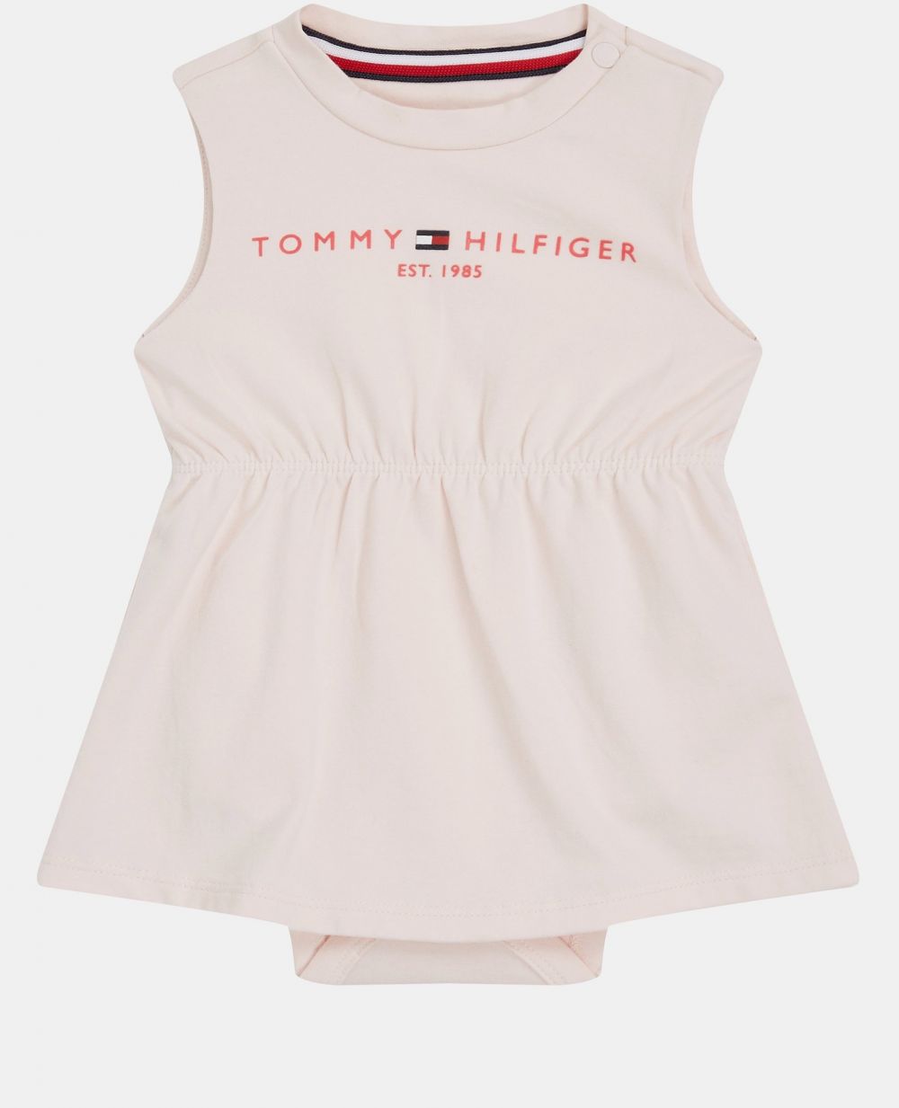 Svetloružové dievčenské šaty Tommy Hilfiger