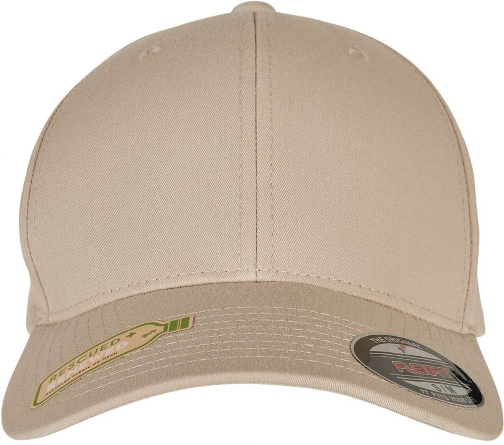 Khaki beanie made of recycled polyester Flexfit