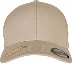 Khaki beanie made of recycled polyester Flexfit