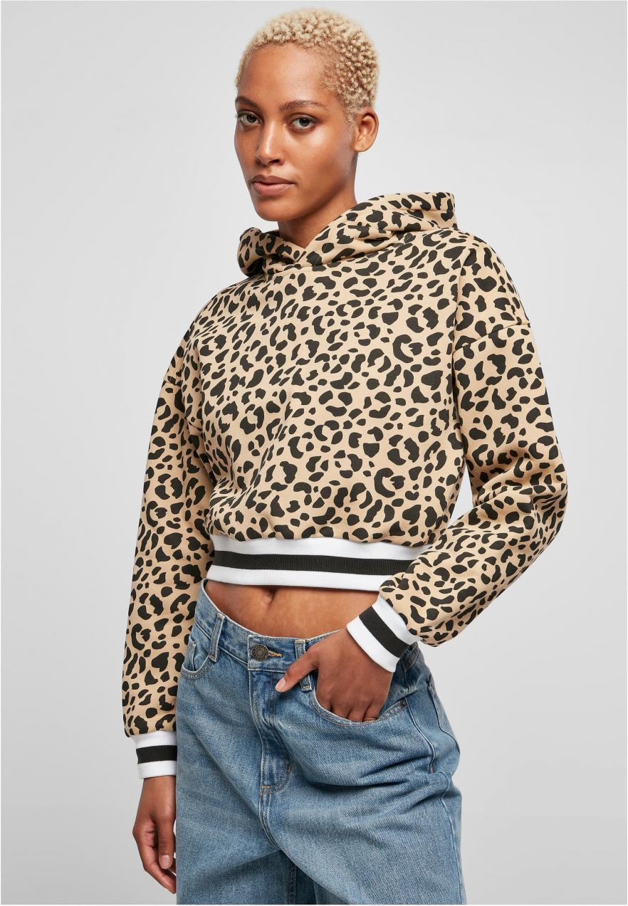 Women's Shorts AOP College Hoody unionbeigeleo