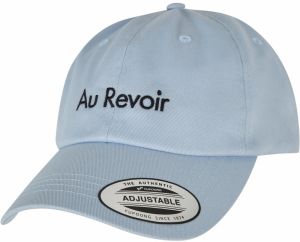 Au Revoir Dad Cap Light Blue/White