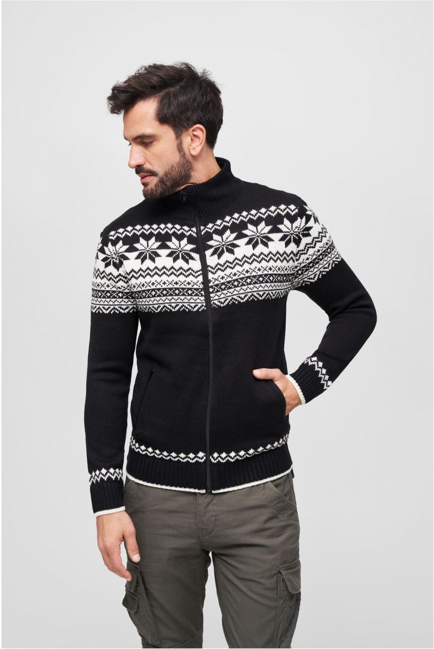 Cardigan Norweger black