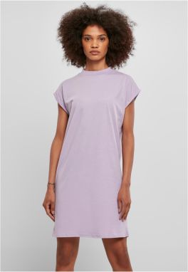 Women's Turtle Extended Shoulder lilac dress