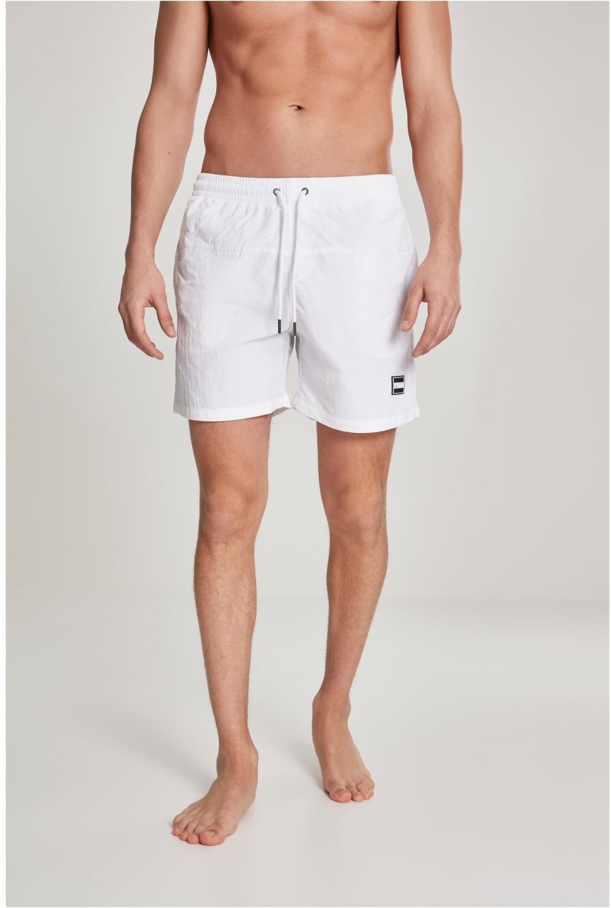 Men's Block Swimsuit White
