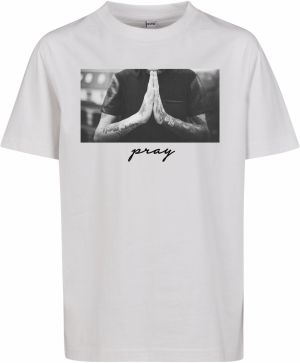 Kids Pray Tee White