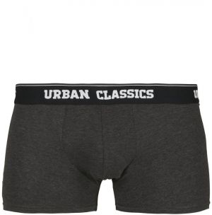 Men's Boxer Shorts Double Pack Black/Charcoal