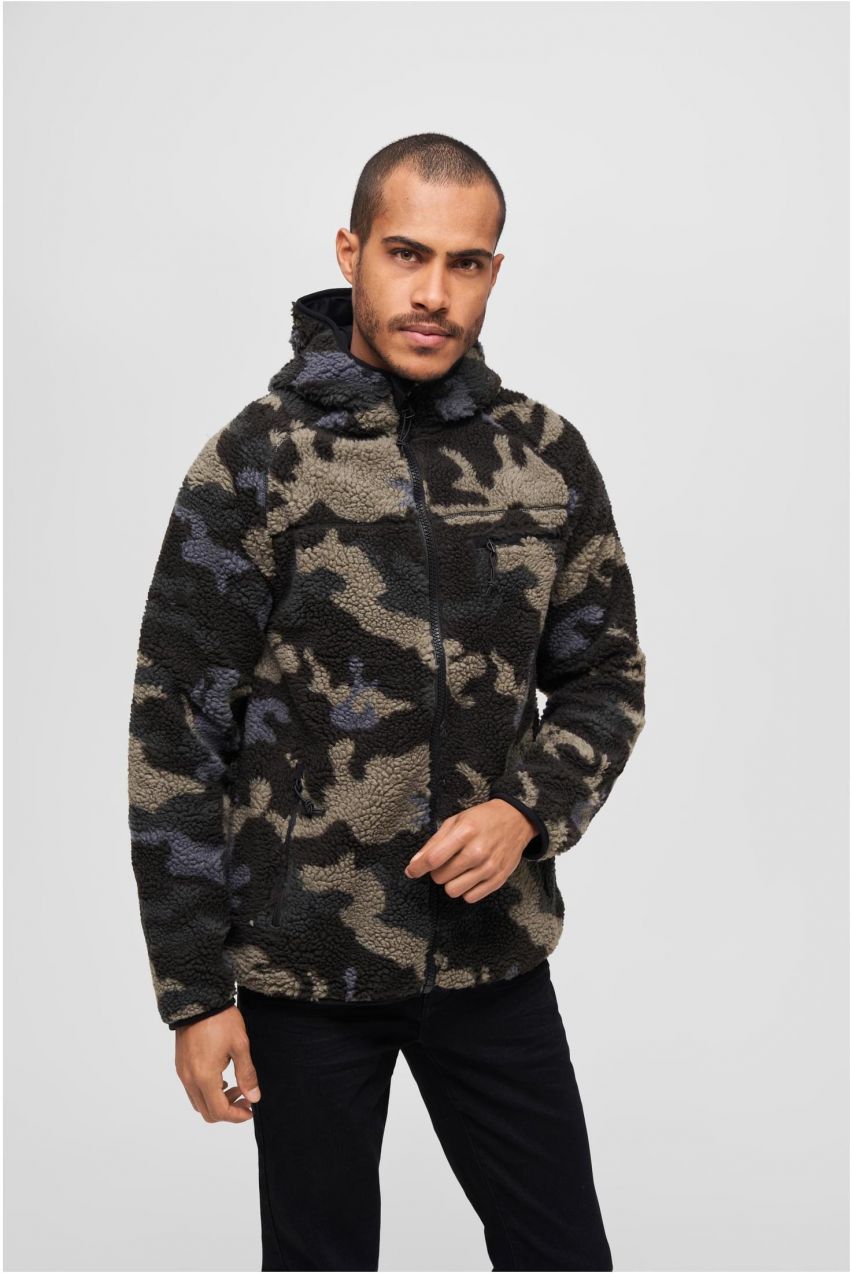 Teddyfleece Worker Jacket darkcamo