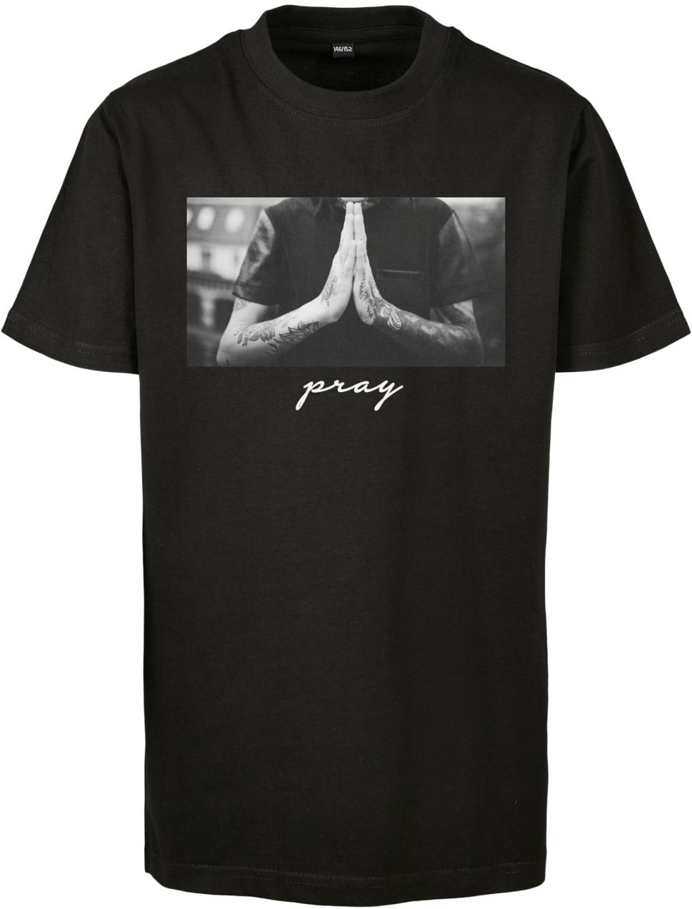 Children's T-shirt Pray Tee black