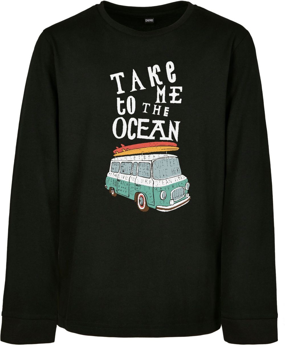 Kids Take Me To The Ocean Longsleeve Black