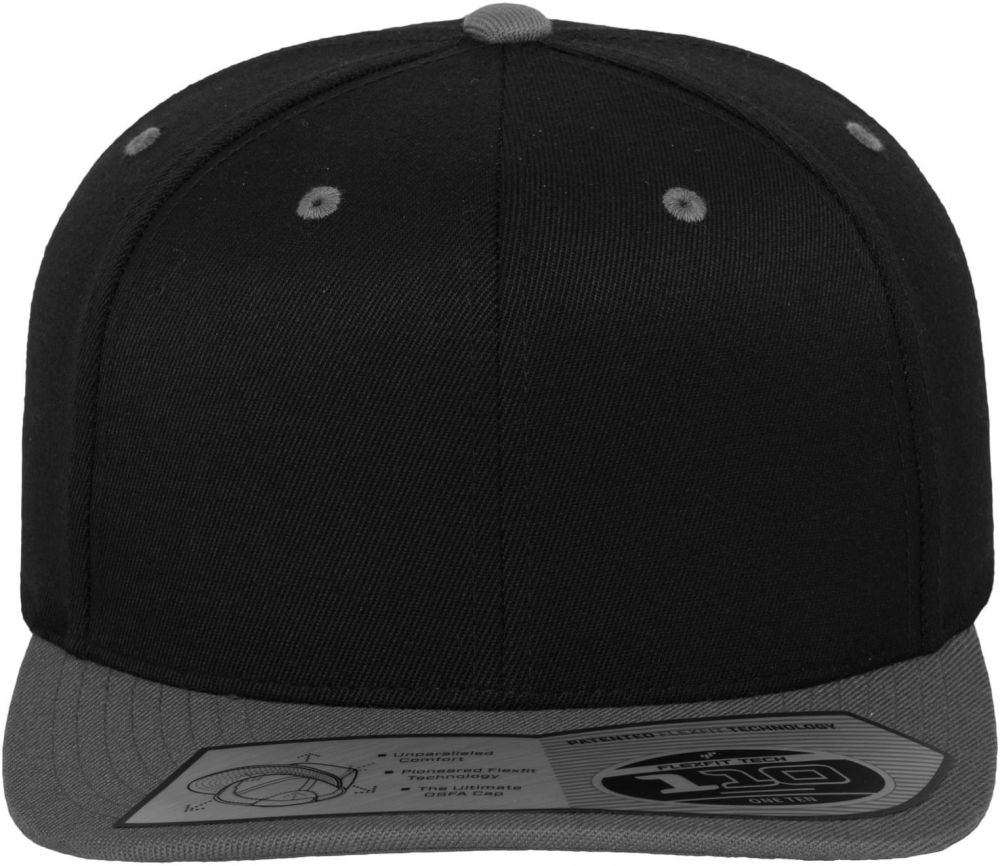 110 Mounted Snapback blk/grey
