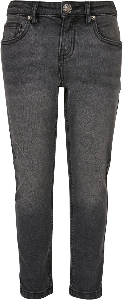 Boys' Stretch Denim Pants Black Washed