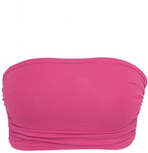Women's Fuchsia Bandeau Top
