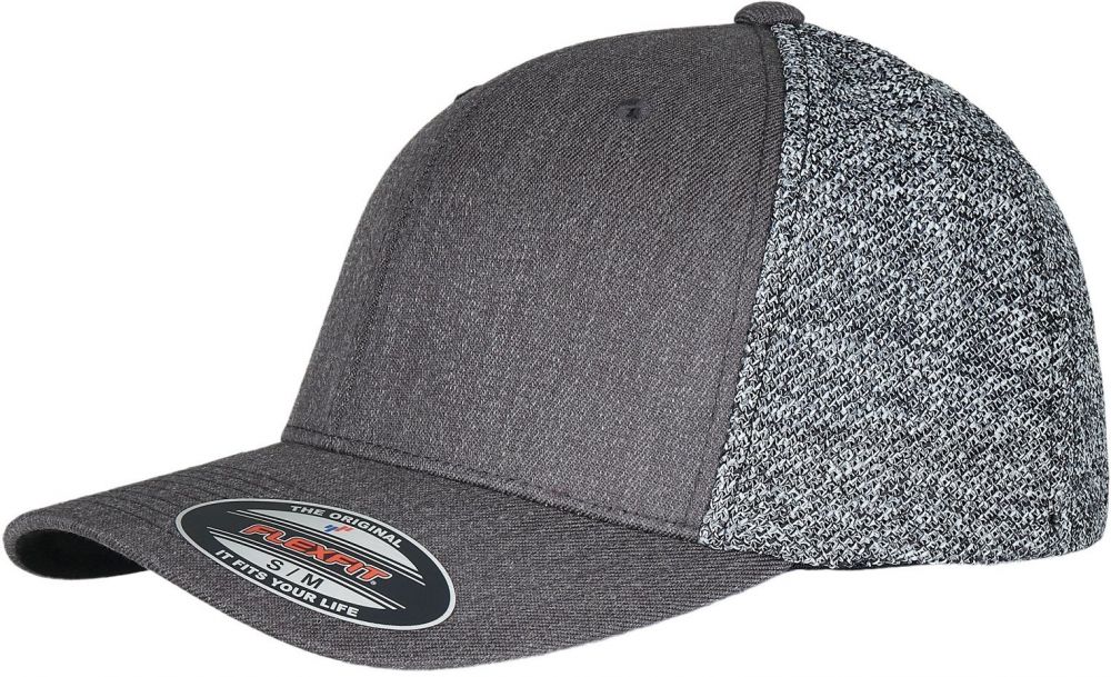 Flexfit Trucker Melange Mesh Black/Grey